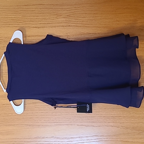 NWT Simply Vera Vera Wang Tank Ruffle Hem - Picture 3 of 3